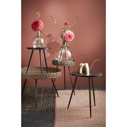 Table basse Lagoon - H46 x Ø70 cm - Métal - Bronze