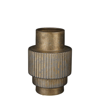 Vase Dado - Céramique - Bronze