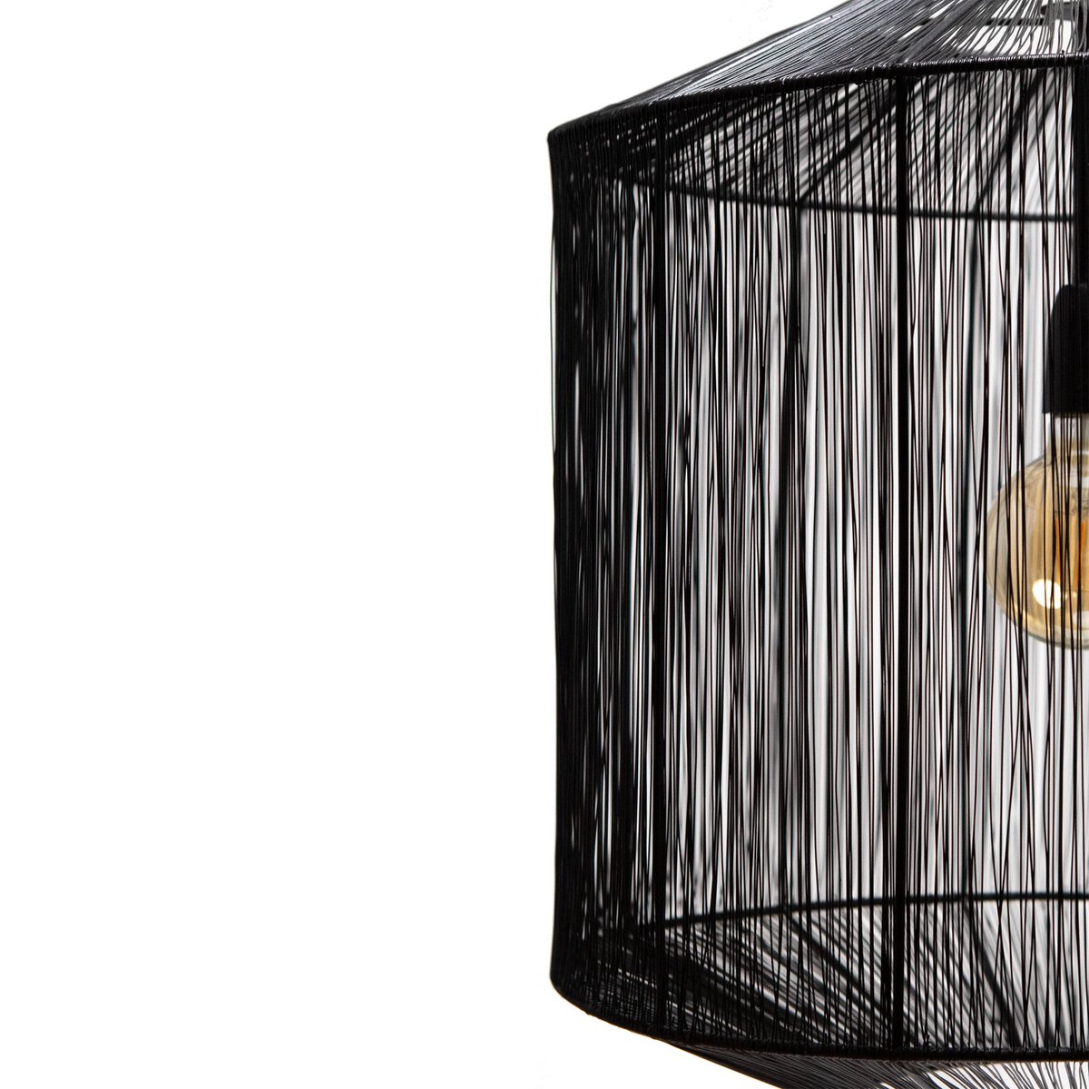 Hanglamp SENNA mat zwart Ø40x43cm