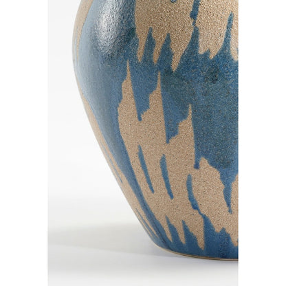 Caldo Vase - L25 x W24 x H30 cm - Ceramic - Dark Blue