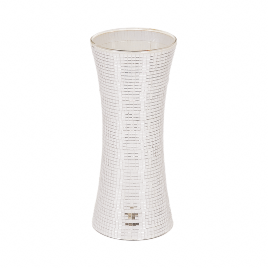 Housevitamin Disco Vaas – Glas – 30 cm – Glanzend & Waterdicht