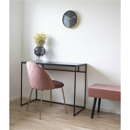 Vita Bureau - zwart, staal |woon-meubel.nl