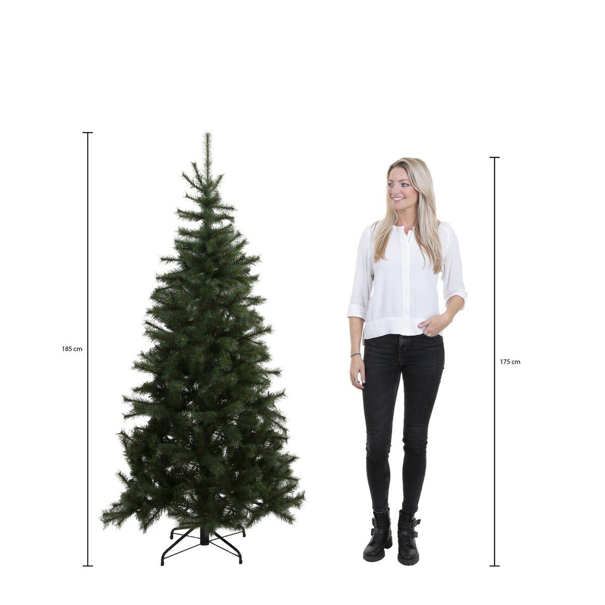 Bristlecone Kunstkerstboom - H185 x Ø119 cm - Groen