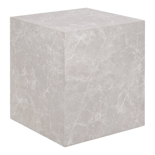 Praagse bijzettafel - marmerlook, beige |woon-meubel.nl