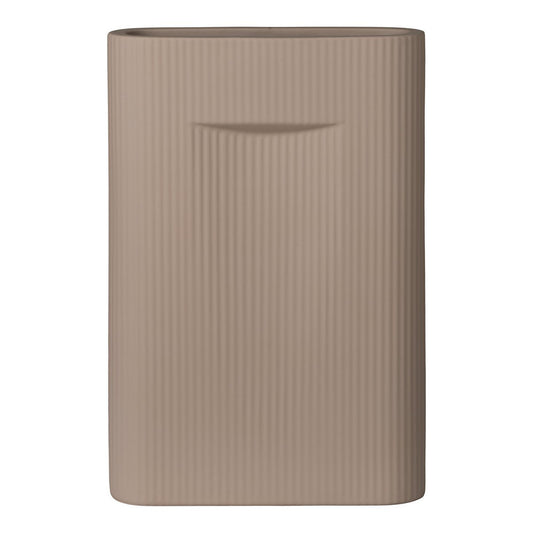 Keramische Vaas Bruin – 24x8,5x35,5 cm | woon-meubel.nl