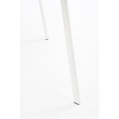 Seatle Side Table Outdoor - H58 x Ø38 cm - Metal - White