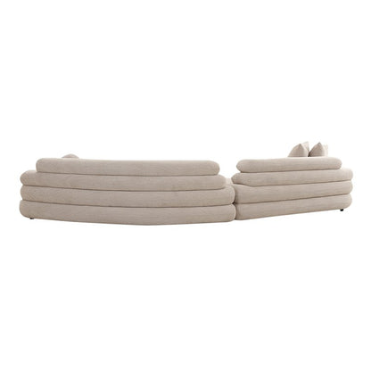 Bank Cairo 6-zits Beige Luxe & Majestueus Comfort|woon-meubel.nl