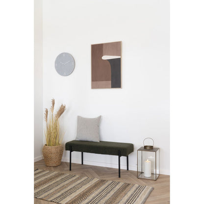 Ravenna wandklok, lichtgrijs geruisloos - Ø40 cm |woon-meubel.nl 