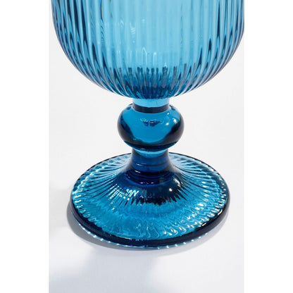 Merlot Wijnglas blauw - Set van 6 - 250 ml - Glas |woon-meubel.nl
