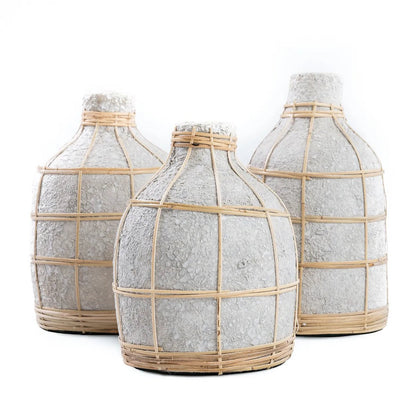 De Whoopy Vaas - Beton Naturel - S |woon-meubel.nl