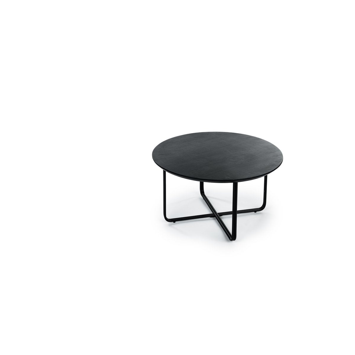 Salontafel rond, 75 cm, B340 zwart