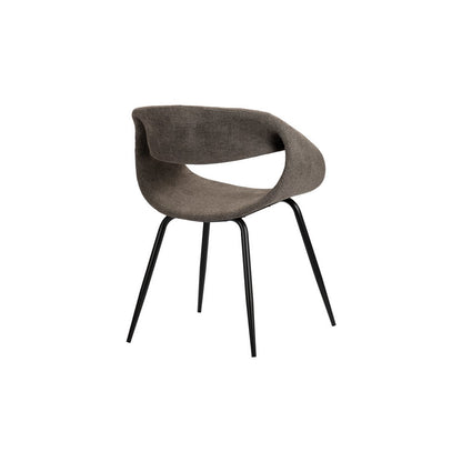 Whale Stoel Taupe - eetkamerstoel  - Set van 2 |woon-meubel.nl