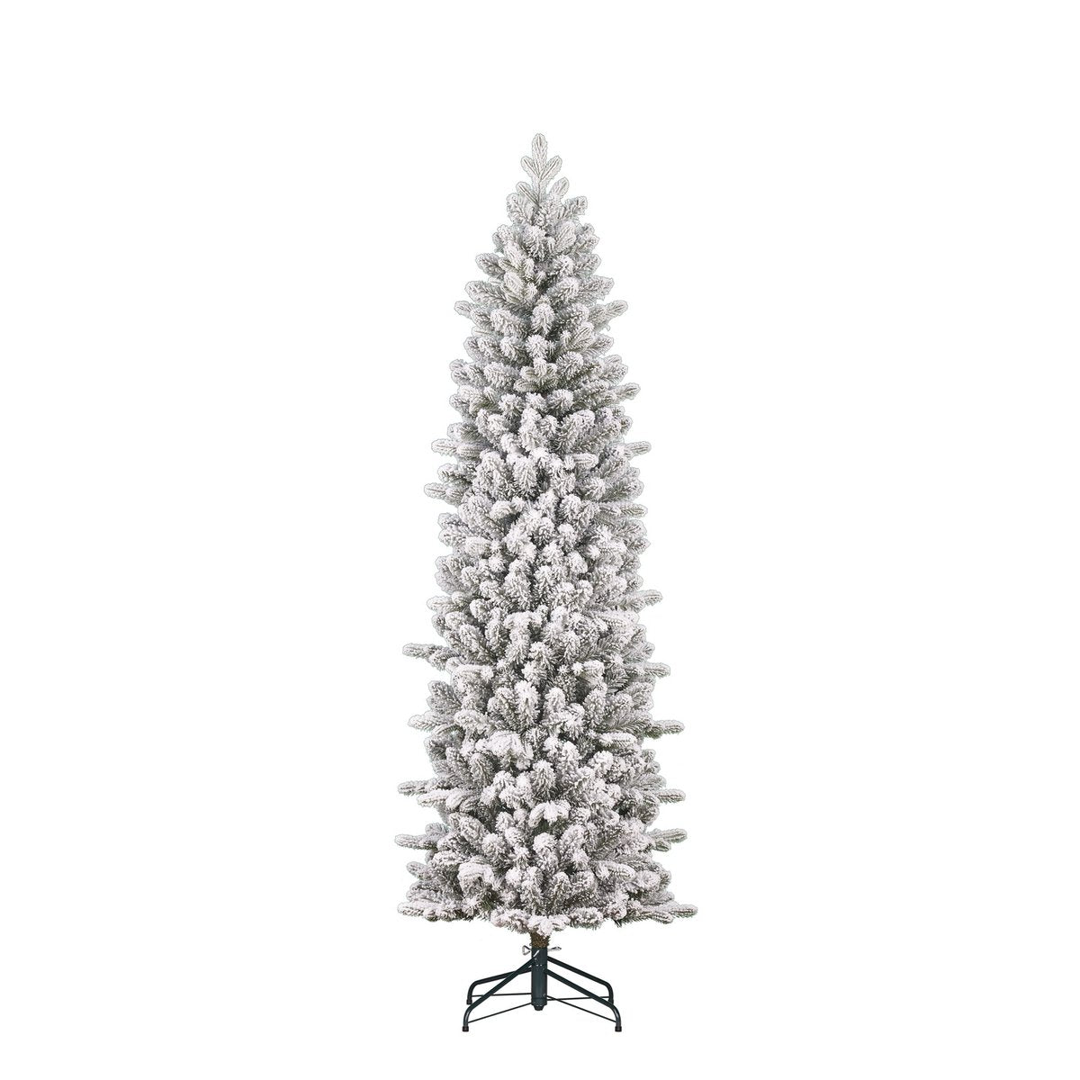 Harma Smalle Kunstkerstboom - H215 x Ø66 cm - Groen Frosted