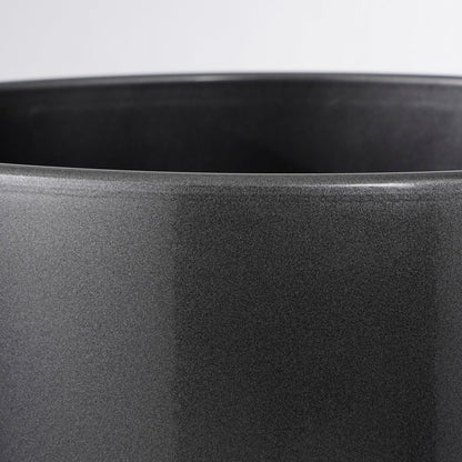 Cache-pot Tusca - H25 x Ø28 cm - Anthracite