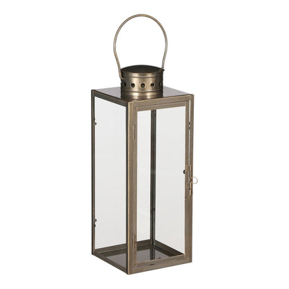 Arzilla Lantaarn Goud - L14xB13xH35cm |woon-meubel.nl