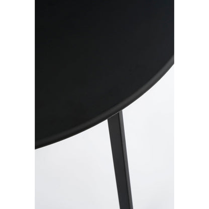 Bijzettafel Seatle - Buiten - Zwart - Metaal H50 x Ø50 |woon-meubel.nl