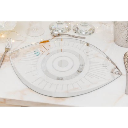 Glazen Onderbord 43x33cm – Aulica | Luxe Tafeldecoratie