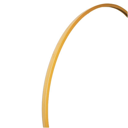 Mirror - Round - Metal - Gold - 60x2.5x60cm
