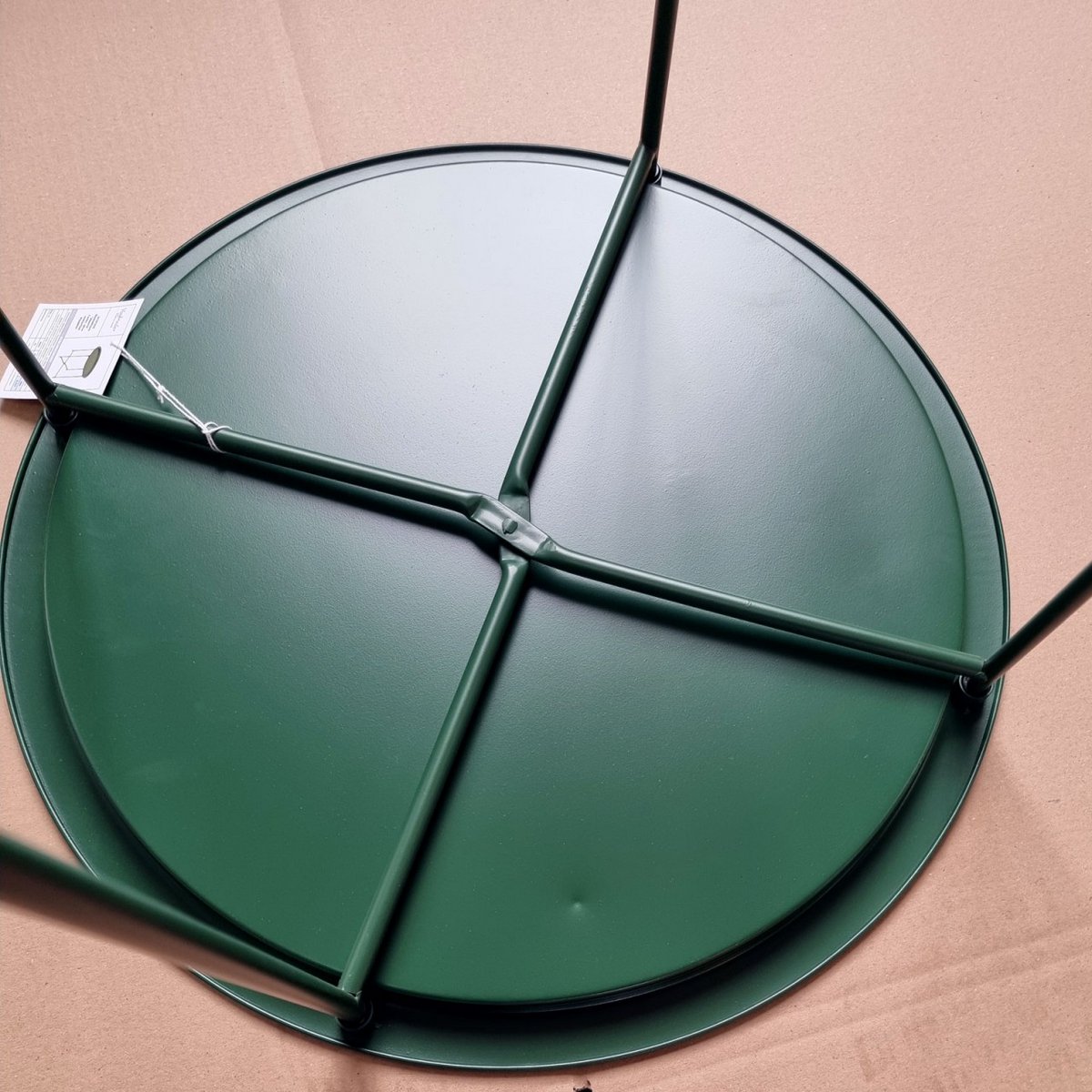 Bijzettafel met opbergruimte – Ø 47 cm | In verschillende kleuren | Voor binnen en buiten