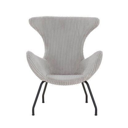 Relaxfauteuil Grijze structuurstof |woon-meubel.nl