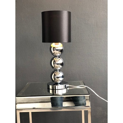Mini Bollamp Chroom tafellamp |woon-meubel.nl