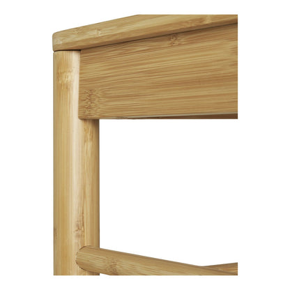 Ember Kledingrek - Naturel, Bamboe, Papieren Koord, 95x36x165 cm