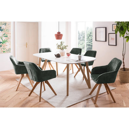 Eetgroep 5 stuks, eettafel en vier eetkamerstoelen |woon-meubel.nl