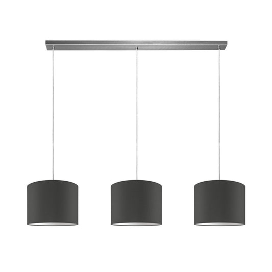 Hanglamp Beam 3L, antraciet Lampenkap, 25cm