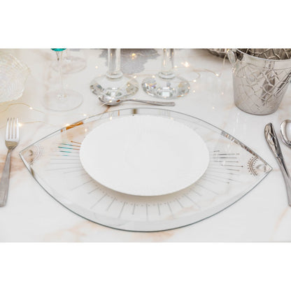 Glazen Onderbord 43x33cm – Aulica | Luxe Tafeldecoratie