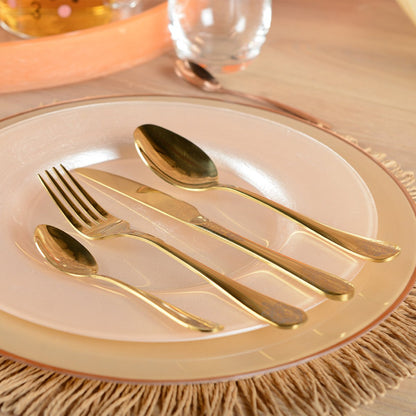 Set van 6 Gouden Arabische Theelepels |woon-meubel.nl