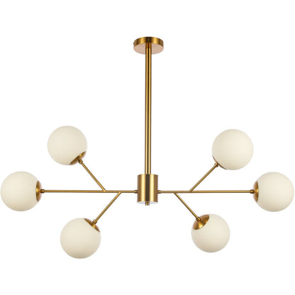 Pendant lamp Amy White Gold