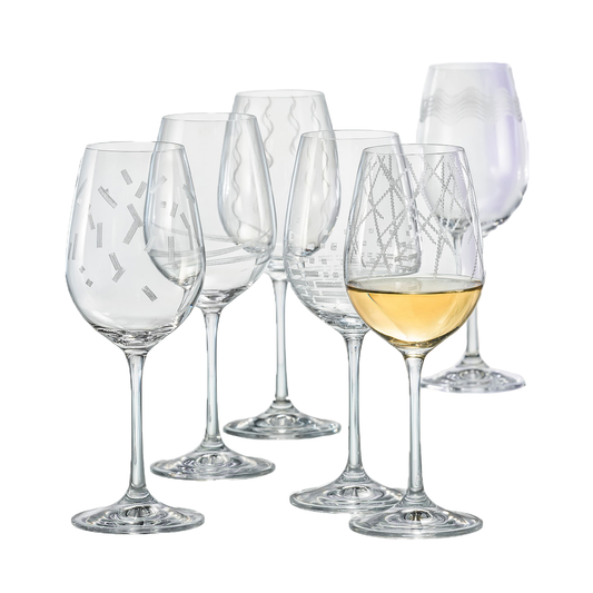 Wijnglazen 350 ml Set van 6 – TempoFelica Collectie | Hoog Design |woon-meubel.nl