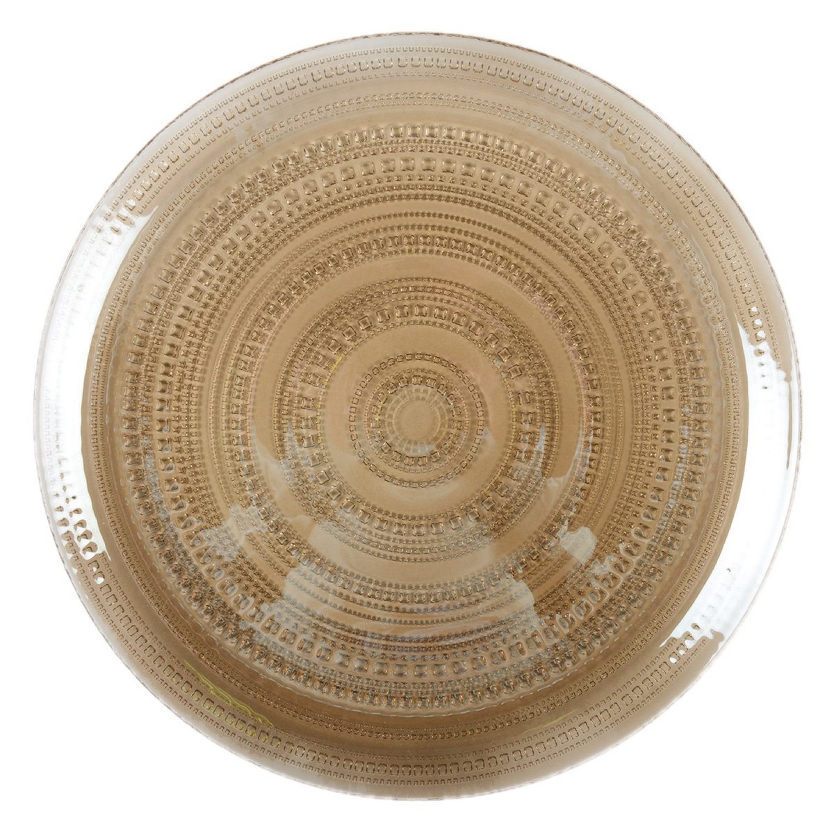 Aulica Presentatieplaat 33 cm – Ave Caesar – Rookglas |woon-meubel.nl