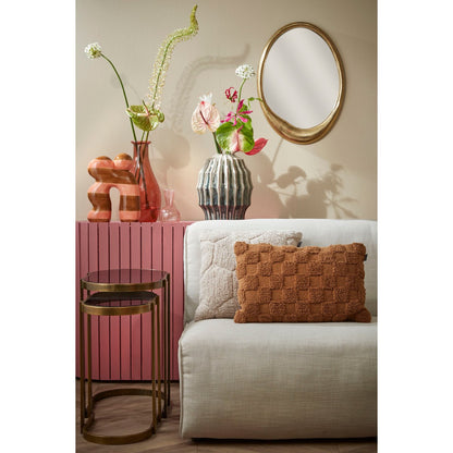 Kevin Side Table - Set of 2 - L54 x W34 x H56 cm - Metal - Gold