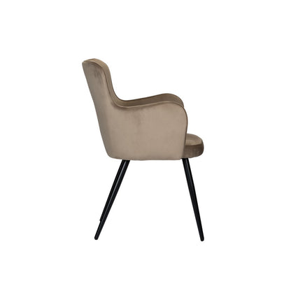 Fauteuil zandwit (Set van 2) eetkamerstoel