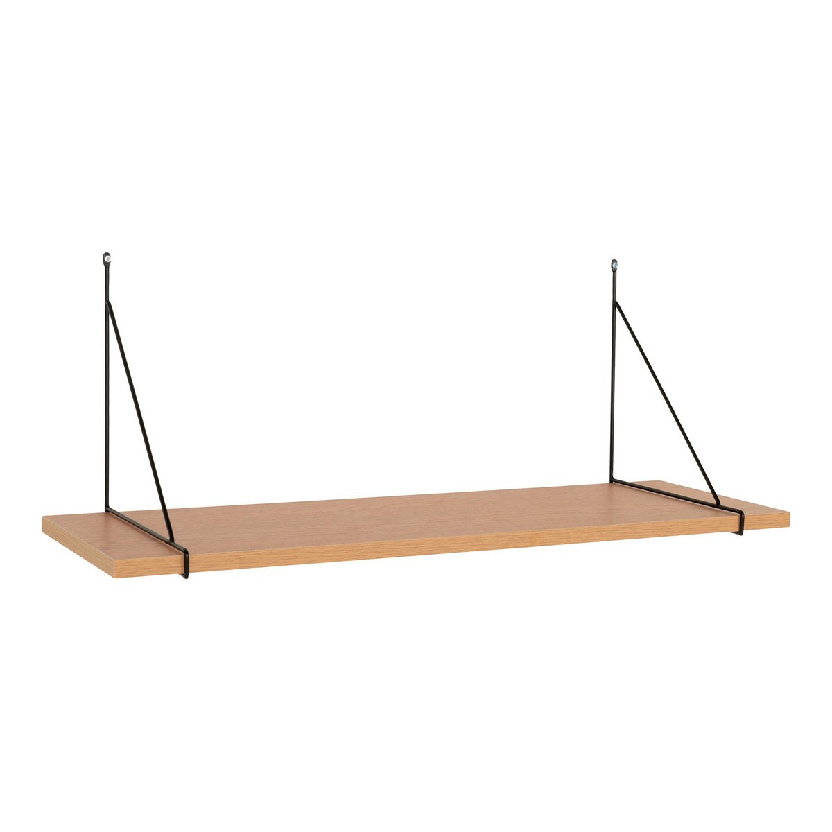Chiba Wandplank – Essenfineer met Zwart Stalen Frame | woon-meubel.nl