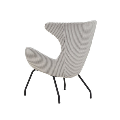 Relaxfauteuil Grijze structuurstof |woon-meubel.nl