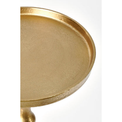 Duco Bijzettafel Goud - Aluminium - H54 x Ø25 cm |woon-meubel.nl