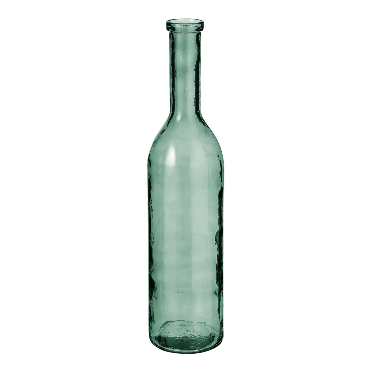 Rioja Fles Vaas - H75 x Ø18 cm - Gerecycled Glas - Groen