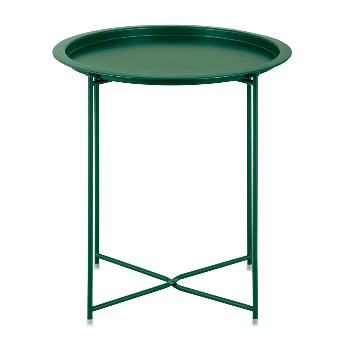 Bijzettafel met opbergruimte – Ø 47 cm | In verschillende kleuren | Voor binnen en buiten
