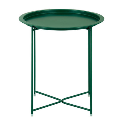 Bijzettafel met opbergruimte – Ø 47 cm | In verschillende kleuren | Voor binnen en buiten