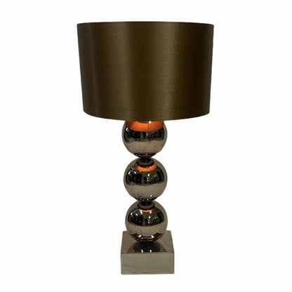 Lampe boule Base Block Sépia