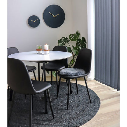 Stockholm Eetkamerstoel zwart - Set van 2 |woon-meubel.nl 