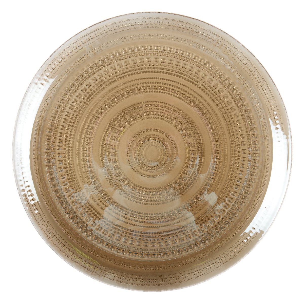Aulica Presentatieplaat 33 cm – Ave Caesar – Rookglas |woon-meubel.nl
