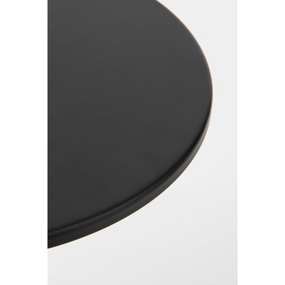 Royale Bijzettafel - H55 x Ø40 cm - Metaal - Zwart|woon-meubel.nl