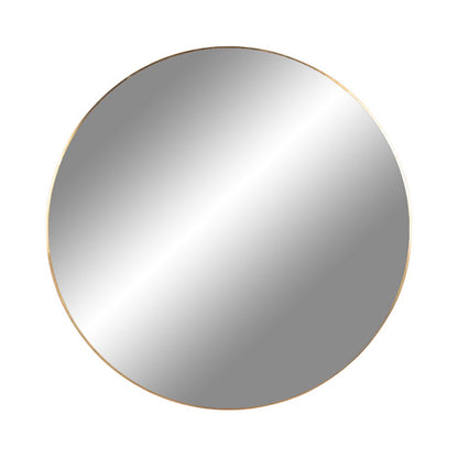 Jersey Spiegel rond in zwart of messing look 40/60/60/80