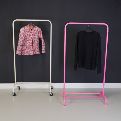 Clothes rack - Storage rack with wheels - Sand colored