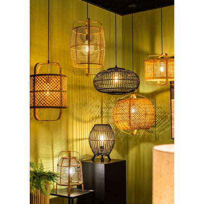 Page Hanging lamp - Ø31 cm - Bamboo - Brown