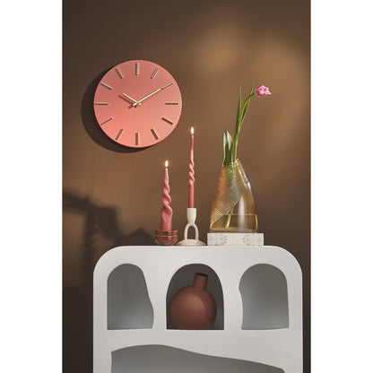 Brixen Wandklok - Ø36 cm - Roze |woon-meubel.nl