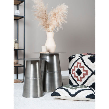 Salontafel Comterra - 49 x 49 cm - Zinc |woon-meubel.nl